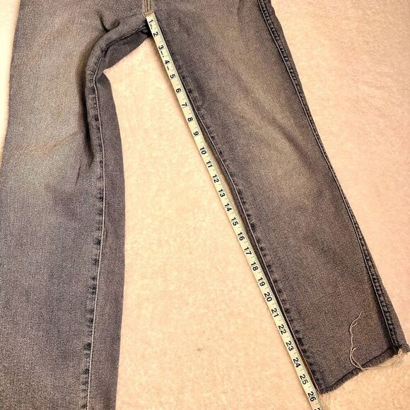 7 for all Mankind Womens Lux Vintage Edie Distressed Jeans Size 25 - Picture 10 of 12